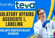 Regulatory Affairs Labeling Job at Teva – Apply Now!