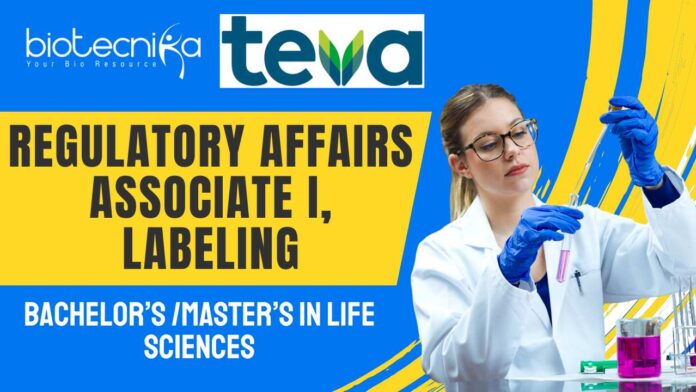 Regulatory Affairs Labeling Job at Teva – Apply Now!