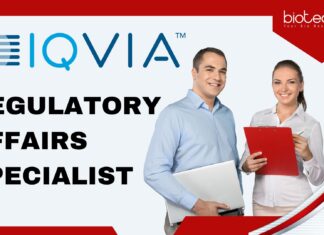Regulatory Affairs Specialist at IQVIA, BSc Life Science candidates can apply!