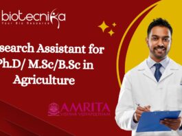 Research Assistant at Amrita School
