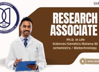 Research Associate vacancy at JNU School of Life Sciences, 58,000- PM, Apply online!