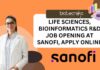 Bioinformatics R&D Job Opening at Sanofi