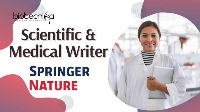 _Scientific & Medical Writer Job at Springer Nature – BSc in Life Science Candidates Apply Now