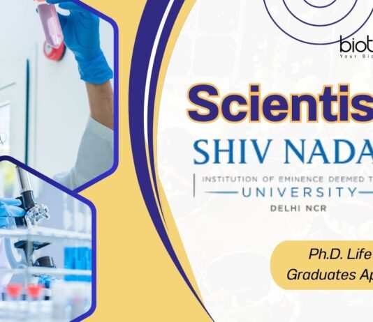 Scientist Job at Shiv Nadar University | Ph.D. Life Science Graduates Apply Now