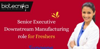 Senior Executive Downstream Manufacturing