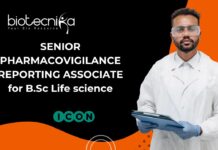 Join ICON plc as a Senior Pharmacovigilance Reporting Associate, Apply Now! Senior Pharmacovigilance Reporting Associate