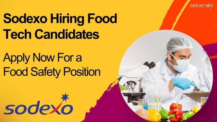 Sodexo Hiring Food Tech Candidates