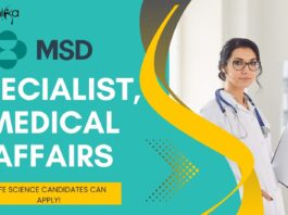 Specialist, Medical Affairs - MSD, Life Science candidates can apply!