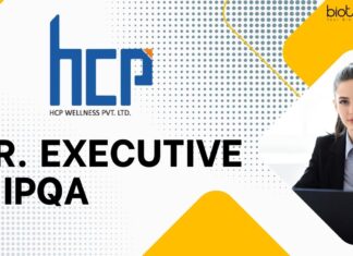 Sr. Executive – IPQA at HCP Wellness Private Limited, B.PharmM.PharmB.Sc M.Sc in Life Science can apply!