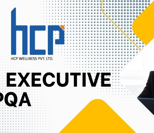 Sr. Executive – IPQA at HCP Wellness Private Limited, B.PharmM.PharmB.Sc M.Sc in Life Science can apply!