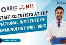Staff Scientists at the National Institute of Immunology (NII)- BRIC, Apply Online!