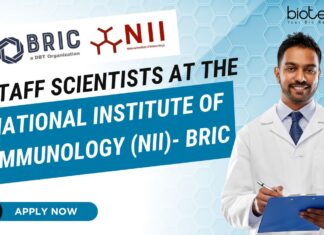 Staff Scientists at the National Institute of Immunology (NII)- BRIC, Apply Online!