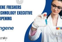 Syngene Freshers Biotechnology Job Opening