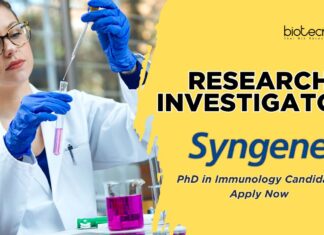 Syngene Research Investigator Job – PhD in Immunology Candidates Apply Now