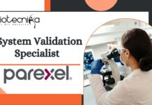 System Validation Specialist Job at Parexel | BSc Biological Science Candidates Apply Now