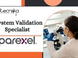 System Validation Specialist Job at Parexel | BSc Biological Science Candidates Apply Now