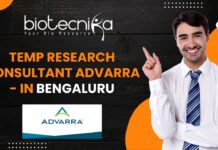 TEMP Research Consultant Advarra