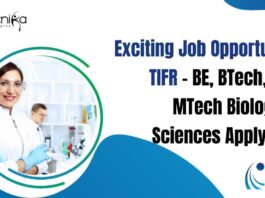 TIFR Mumbai Biotech JRF Job Opening