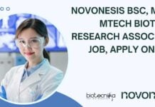 Novonesis Biotech Research Associate Job