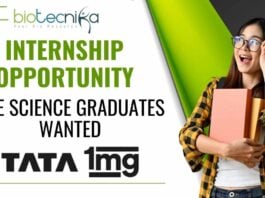 Tata 1mg Interns Life Sciences - Apply Now!