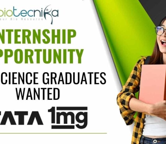 Tata 1mg Interns Life Sciences - Apply Now!
