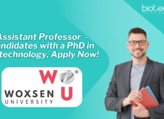 Assistant Professor - Candidates with a PhD in Biotechnology, Apply Now!
