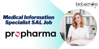 Medical Information Specialist SAL Job