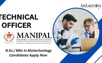 Technical Officer Job at KMC Mangalore, MAHE – B.Sc./ MSc in Biotechnology Candidates Apply Now 