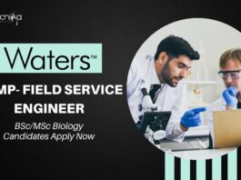 Waters Corporation Jobs as Temp Field Service Engineer l BSc/MSc Biology Candidates Apply Now