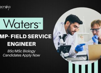 Waters Corporation Jobs as Temp Field Service Engineer l BSc/MSc Biology Candidates Apply Now