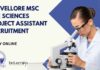 VIT Vellore MSc Life Sciences Project Assistant Recruitment - Apply Now