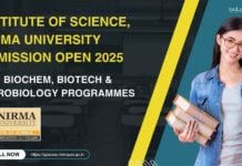 Nirma University Admissions 2025 Open