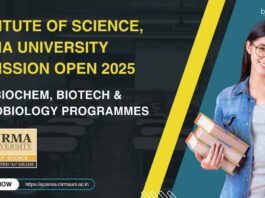 Nirma University Admissions 2025 Open