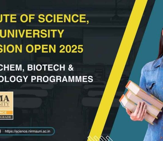 Nirma University Admissions 2025 Open