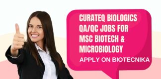 CuraTeQ Biologics QA/QC Jobs