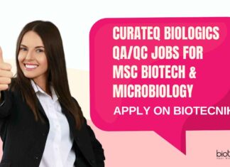CuraTeQ Biologics QA/QC Jobs