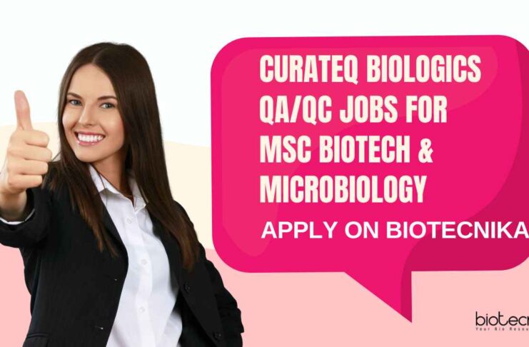 CuraTeQ Biologics QA/QC Jobs