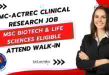 TMC-ACTREC Clinical Research Jobs