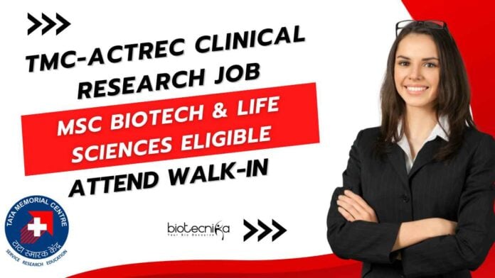 TMC-ACTREC Clinical Research Jobs