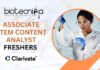 Associate STEM Content Analyst Freshers