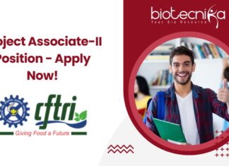 Project Associate-II Position - Apply Now!