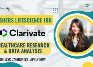 Freshers Lifescience Job at Clarivate in Healthcare Research!