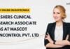 Freshers Clinical Research Associate Jobs at Mascot Spincontrol Pvt. Ltd, Apply Only on Biotecnika