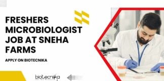 Freshers Microbiologist Job at Sneha Farms