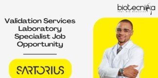 Validation Services Laboratory Specialist Job Opportunity