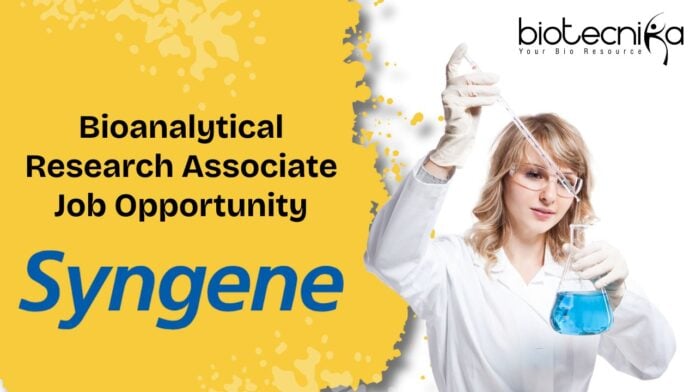 Bioanalytical Research Associate Job Opportunity