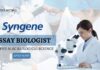Assay Biologist Job at Syngene for PhD/M.Sc Biological science!