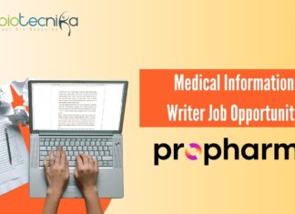 Medical Information Writer Job Opportunity