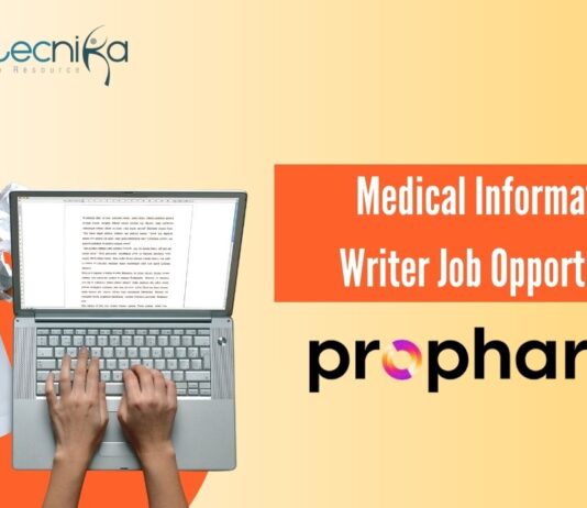 Medical Information Writer Job Opportunity