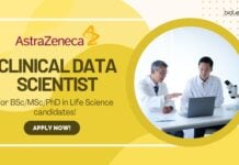 AstraZeneca Clinical Data Scientist Job for Lifescience candidates!